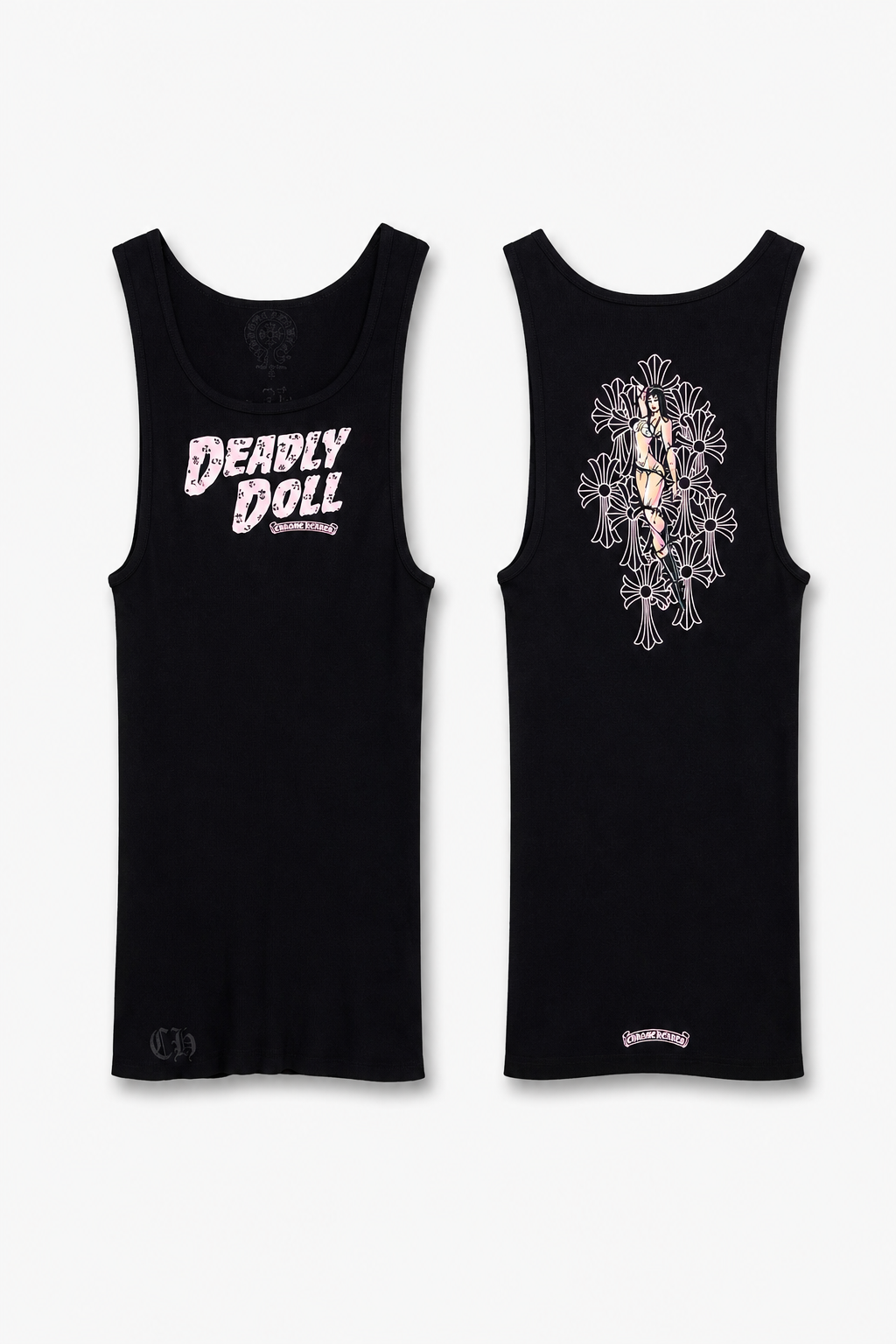 The Chrome Hearts x Deadly Doll Tank Top